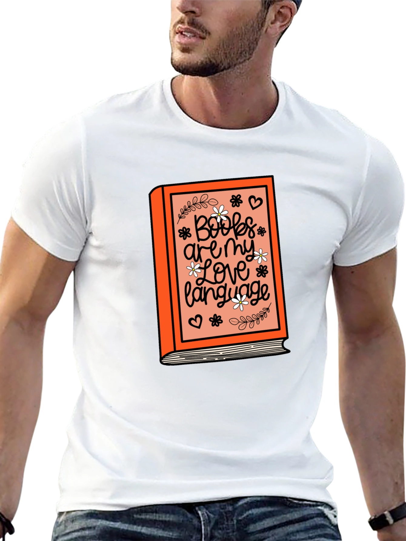 Books Are My Love Language Graphic T-Shirt