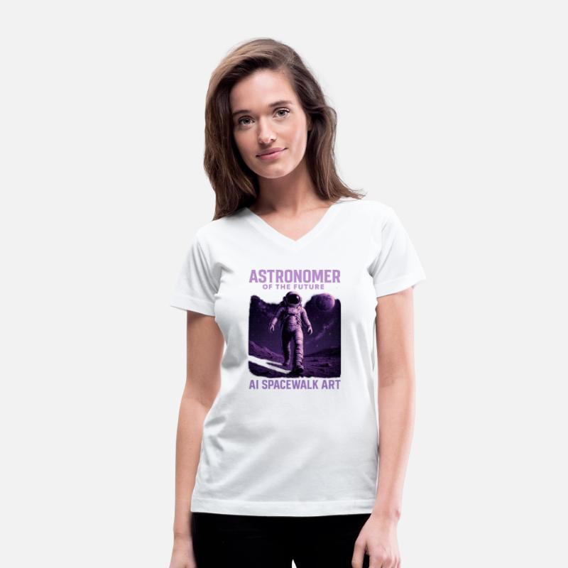 Astronomer of the Future – AI Spacewalk Art