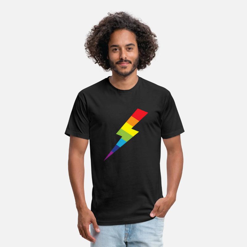 Awesome Rainbow Lightning Bolt Print