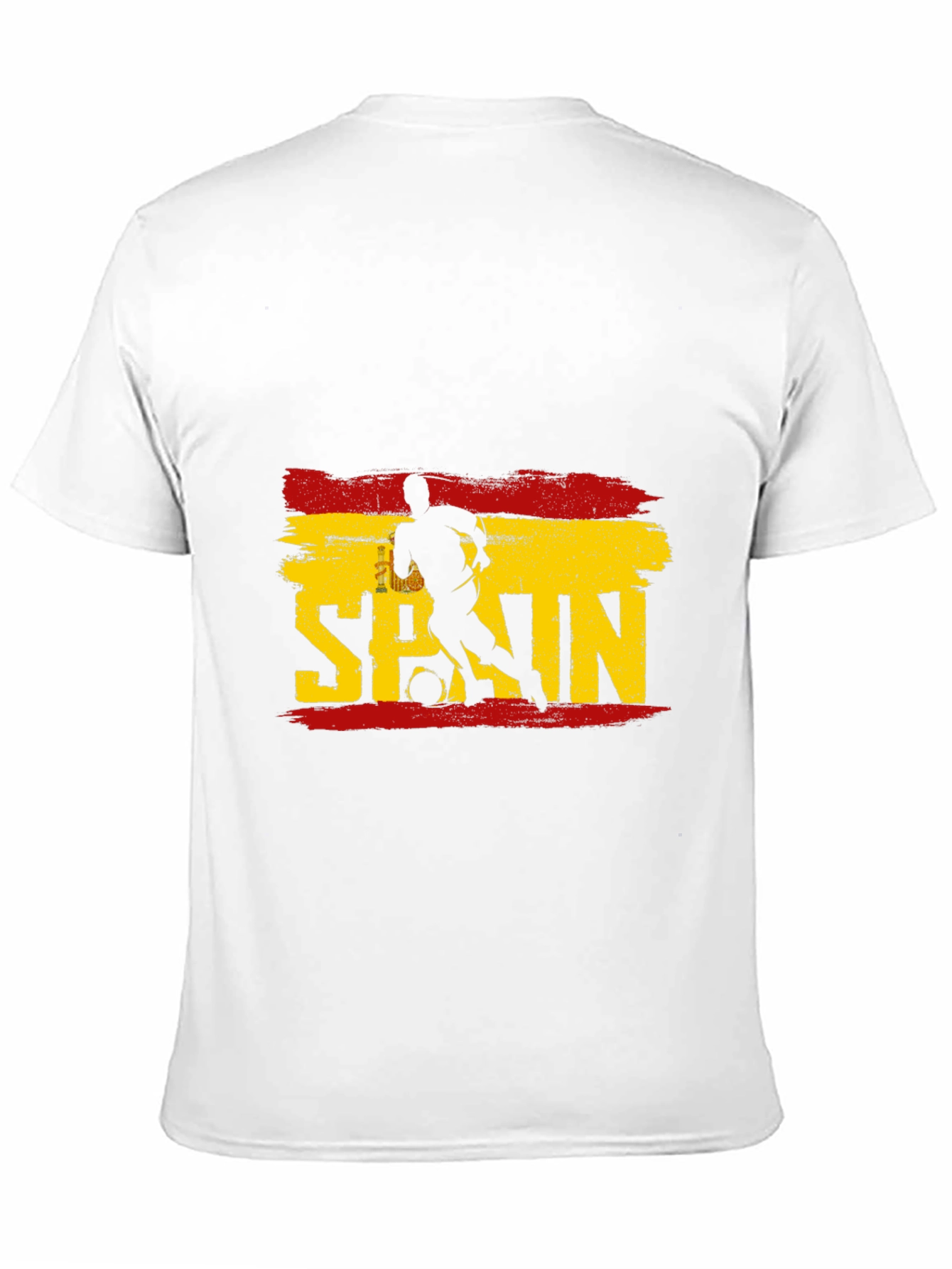 Spain Soccer Graphic T-Shirt - Black