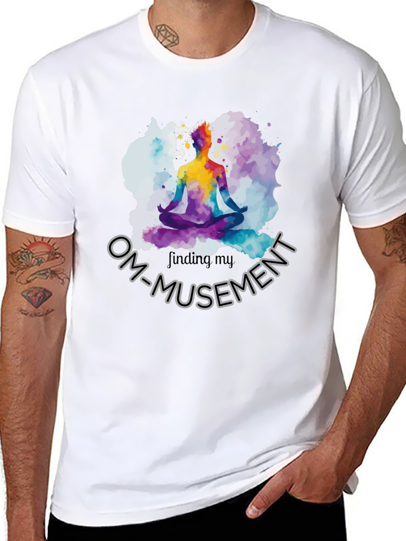 Om-Musement Yoga Meditation T-Shirt