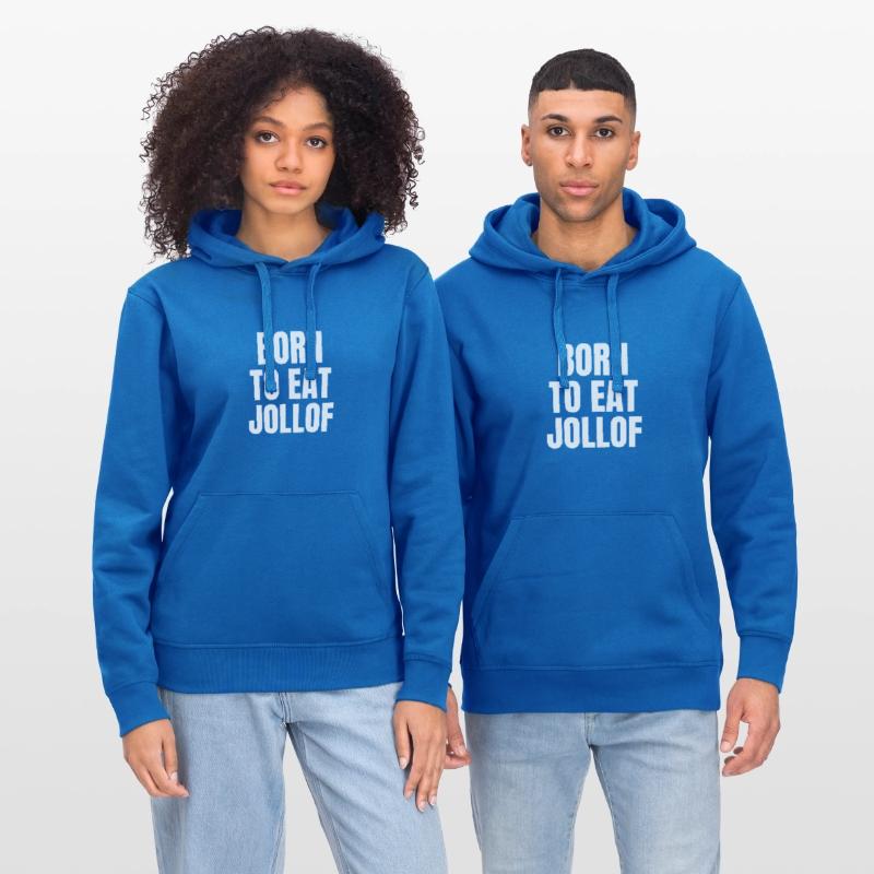 BORN TO EAT JOLLOF – Bold Unisex African Foodie Te