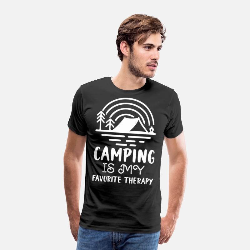 Camping is My Favorite Therapy T-Shirt