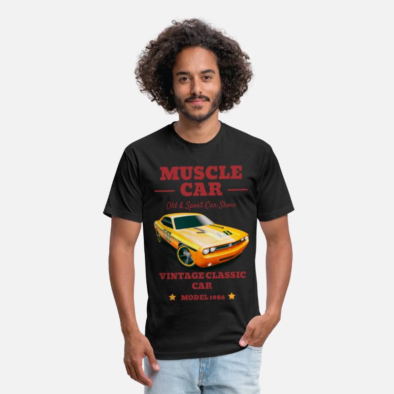 Classic Funny Muscle Car Graphic