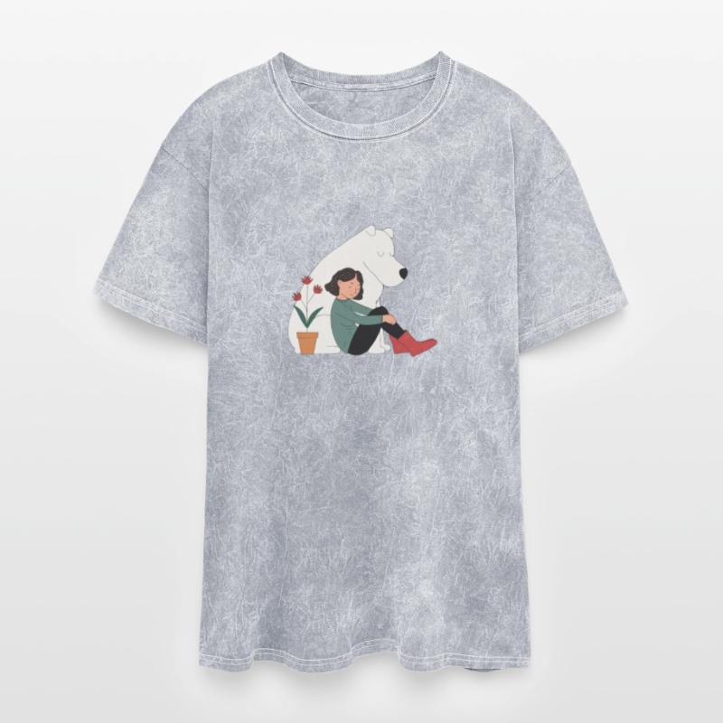 Cozy Moments with a Gentle Bear and Flower Pot