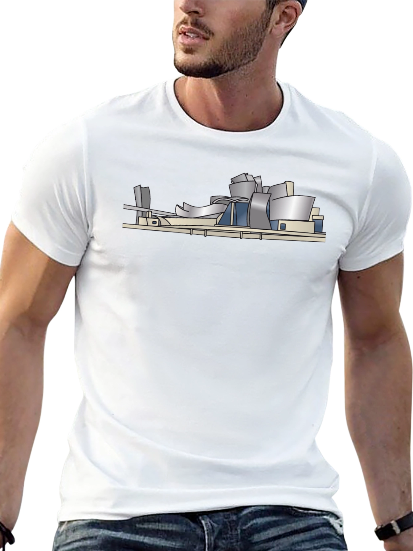Guggenheim Bilbao T-Shirt - Architecturally Stylish