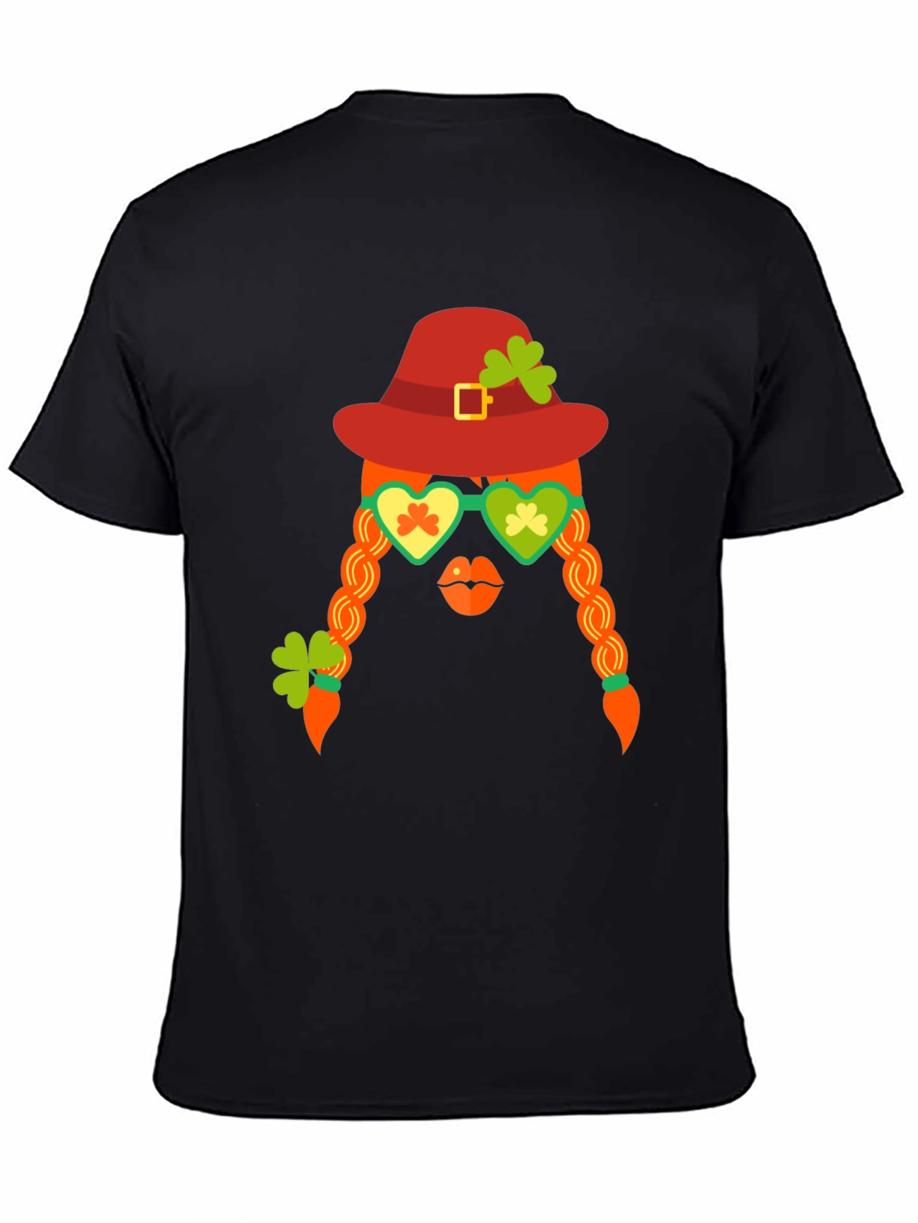St. Patricks Day Graphic Tee - Leprechaun Girl