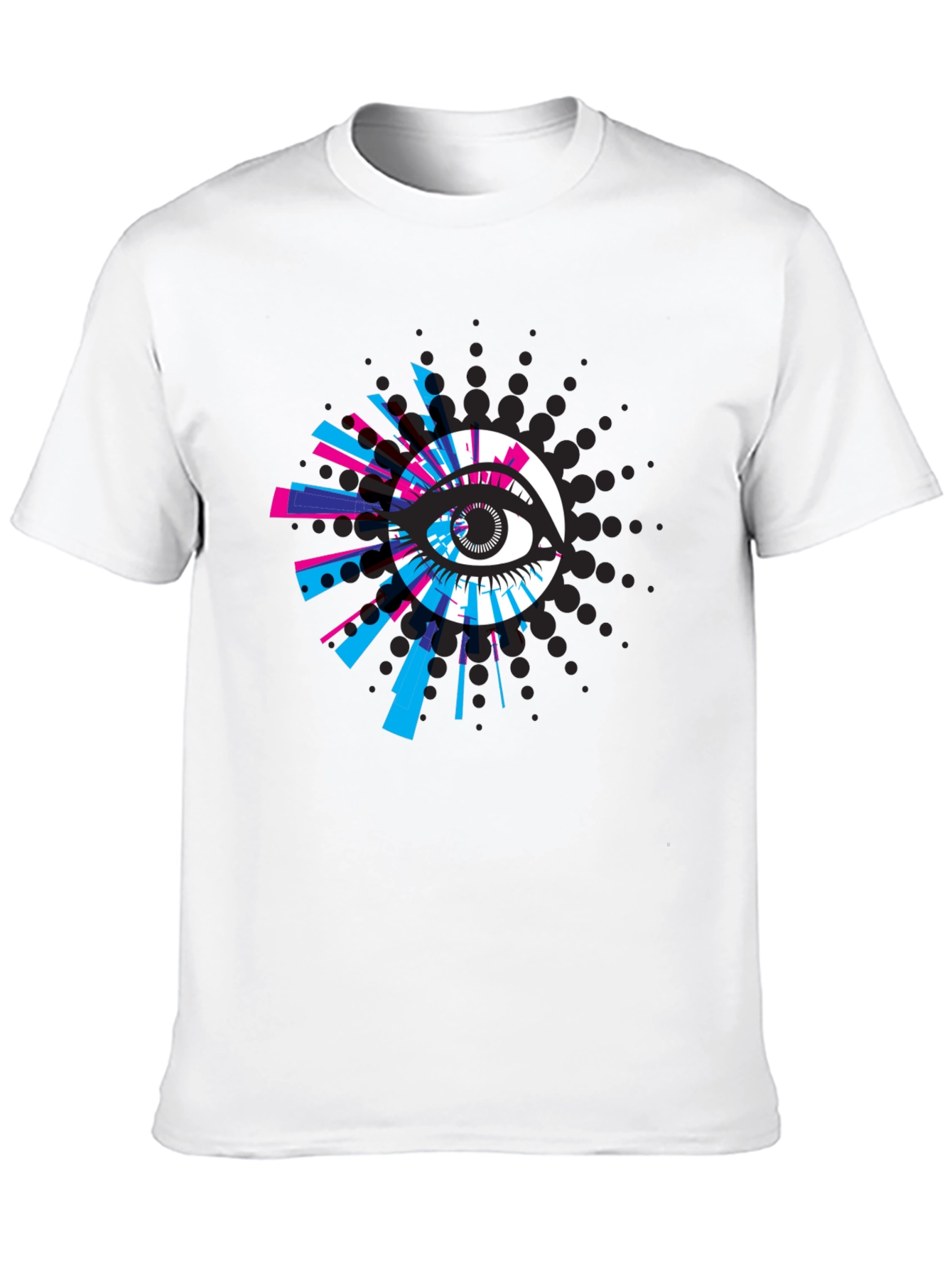 Eye Graphic Black T-Shirt - Modern Design