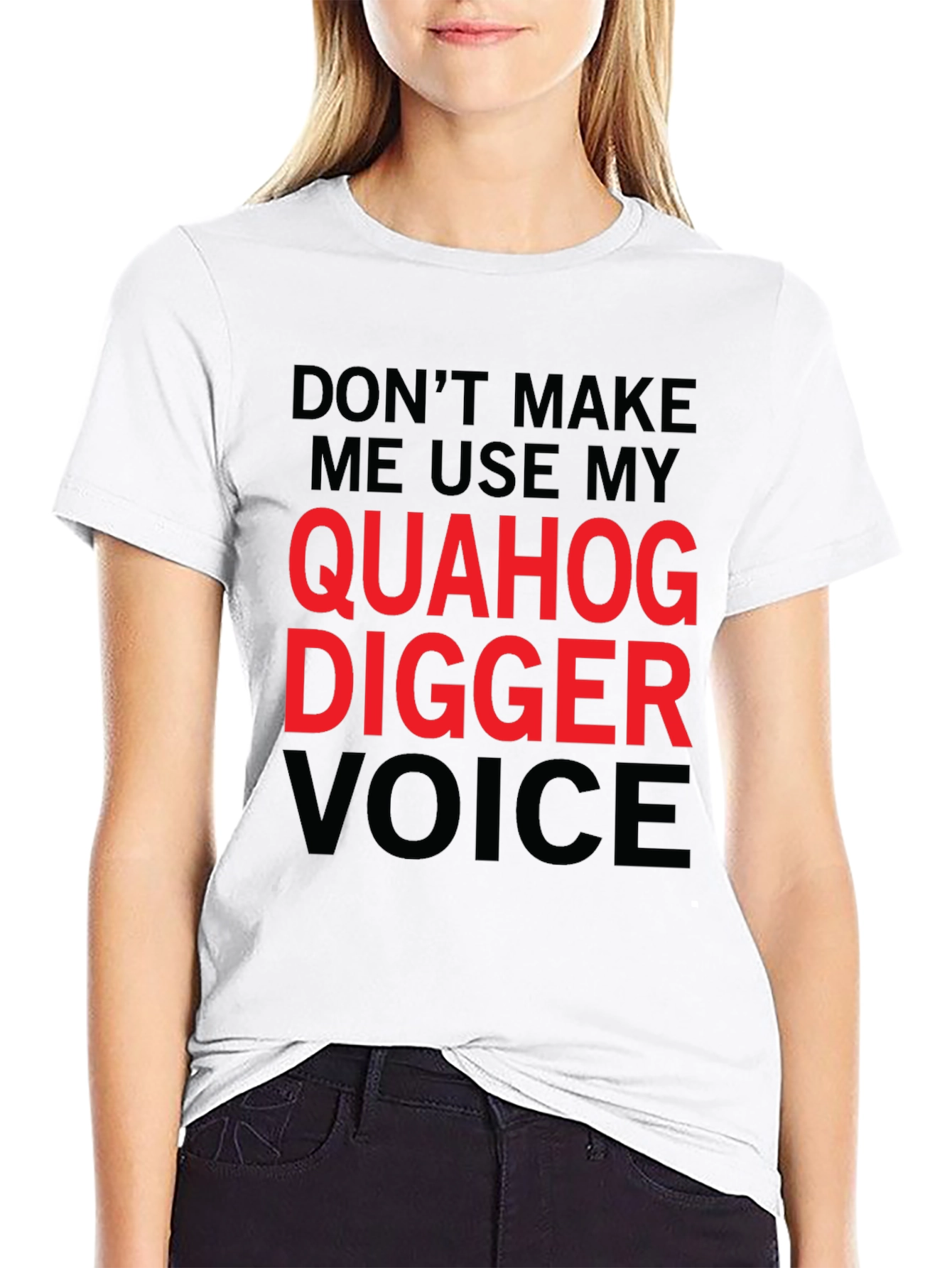 Quahog Digger Voice Graphic T-Shirt