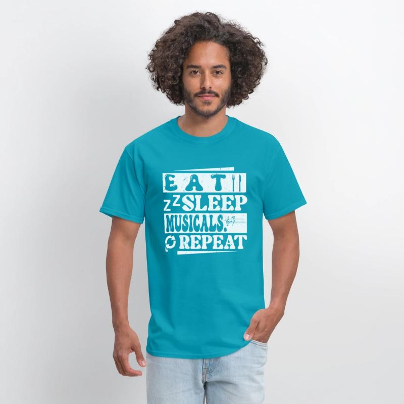 Eat Sleep Musicals Repeat Broadway Theatre Actor