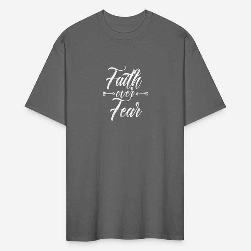 Faith Over Fear Jesus Christian Men Women Gift