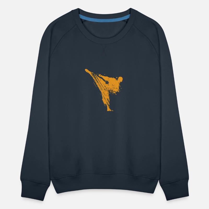 Fighter Martial Art Kick Minimal Design