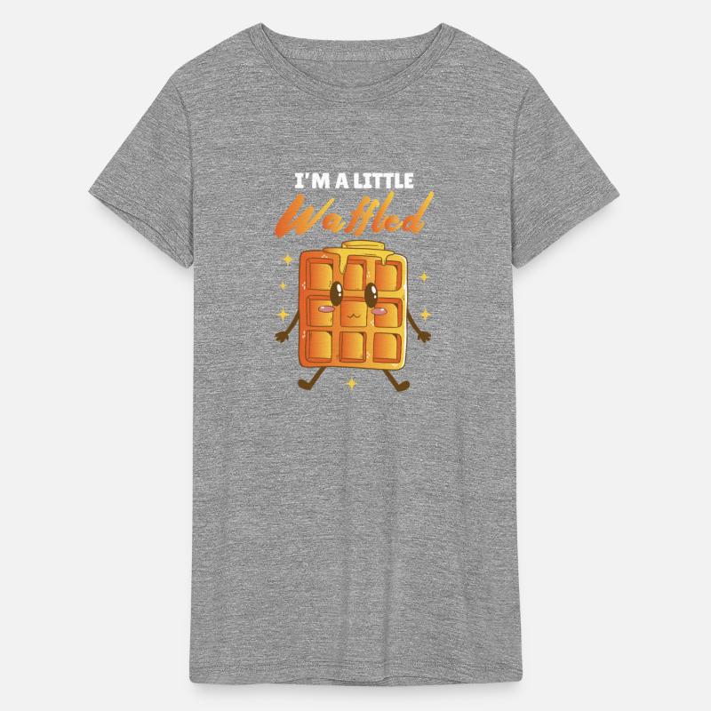 Funny Waffle Gift I'm A Little Waffled