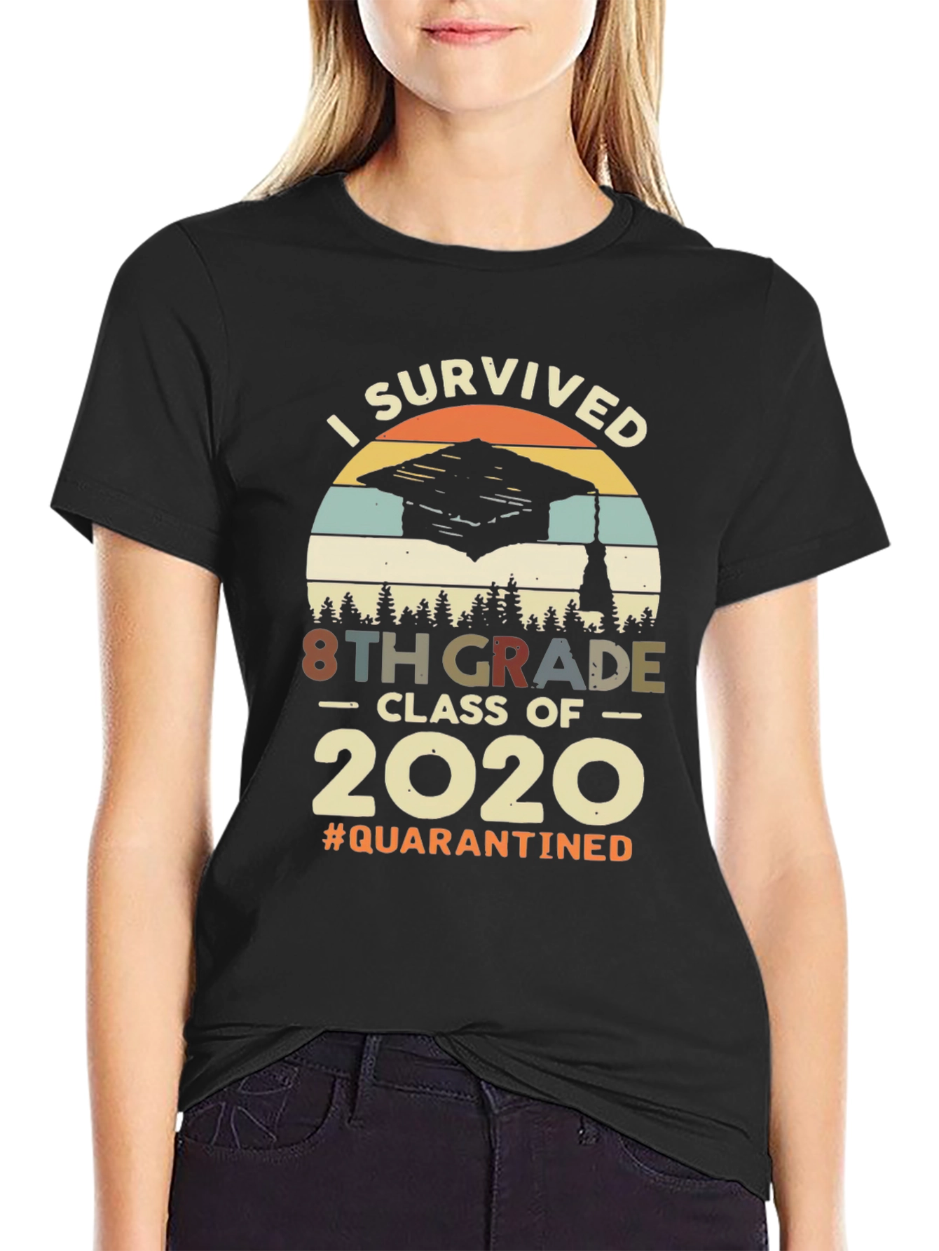 I Survived 8th Grade Class of 2020 Quarantined T-Shirt
