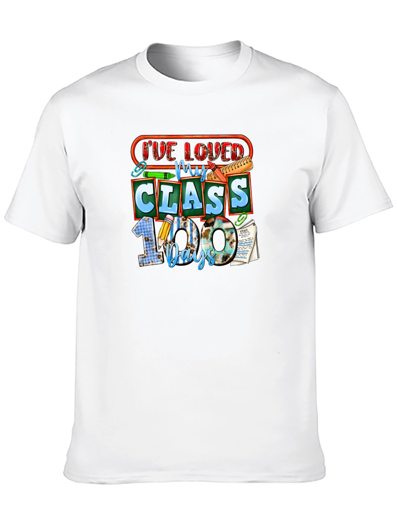 100 Days of School Black T-Shirt