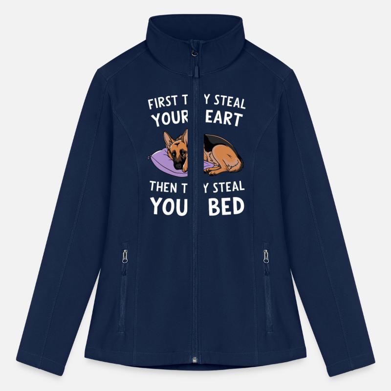 German Shepherd Steals Heart and Bed