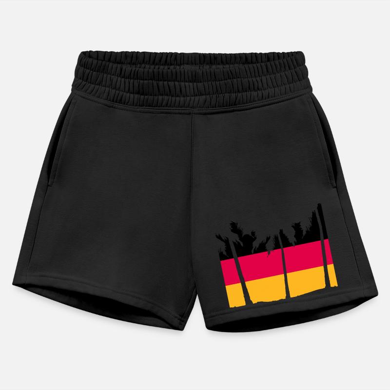 Germany Flag Black Red Gold Palms German Stripes