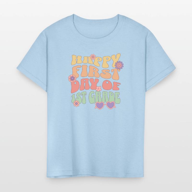 Happy First Day Of 1st Grade | Groovy Design