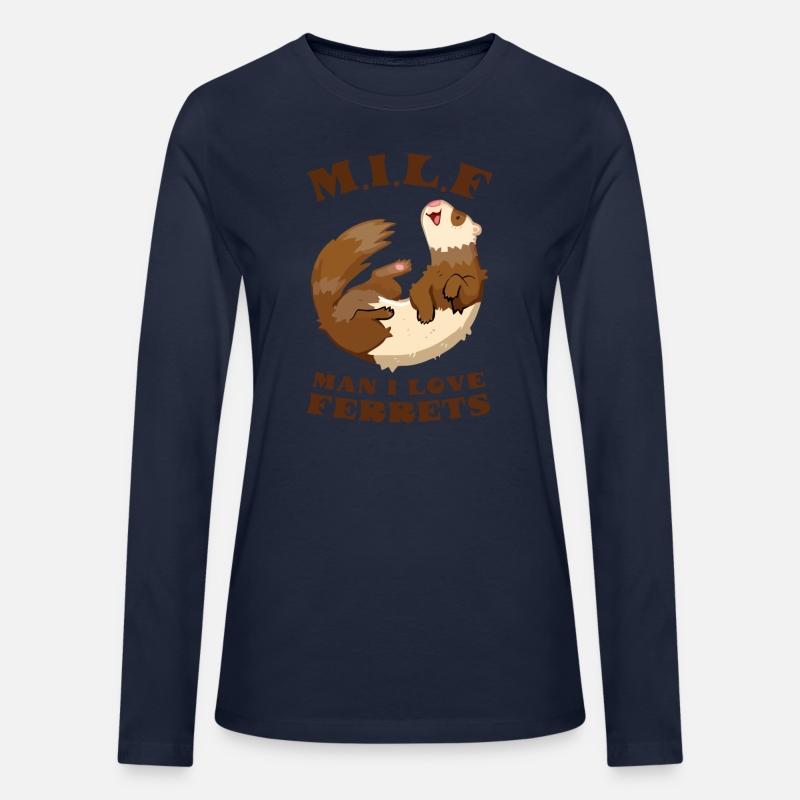 I Heart MILFs Man I Love Ferrets Lover Funny Ferre