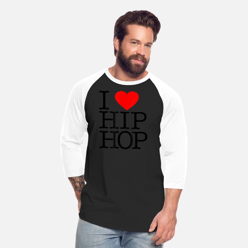 I Love Hip Hop Heart Rap and Hip Hop Fan T Shirt