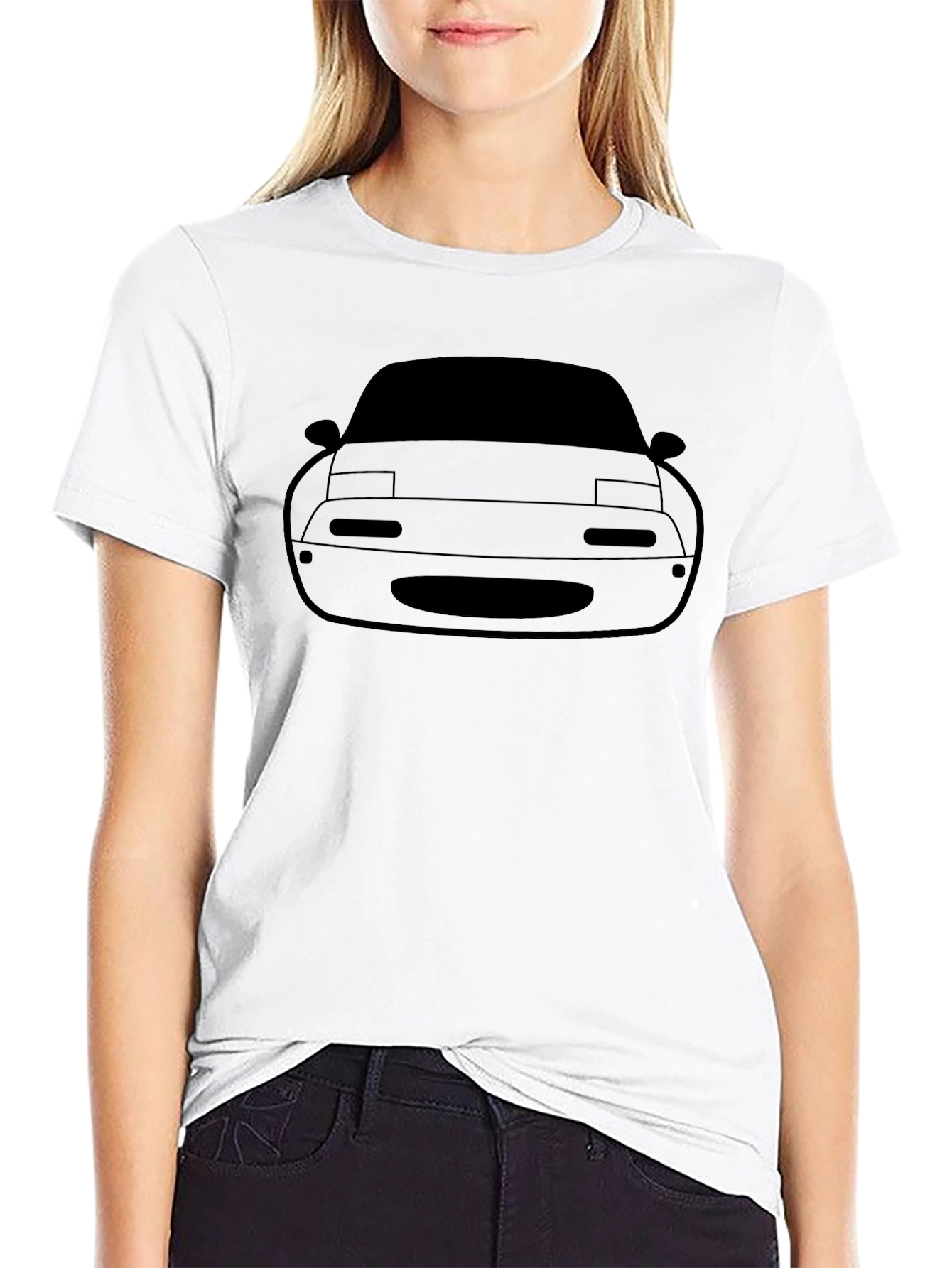 Miata Car Front Graphic T-Shirt - Automotive Enthusiast Tee