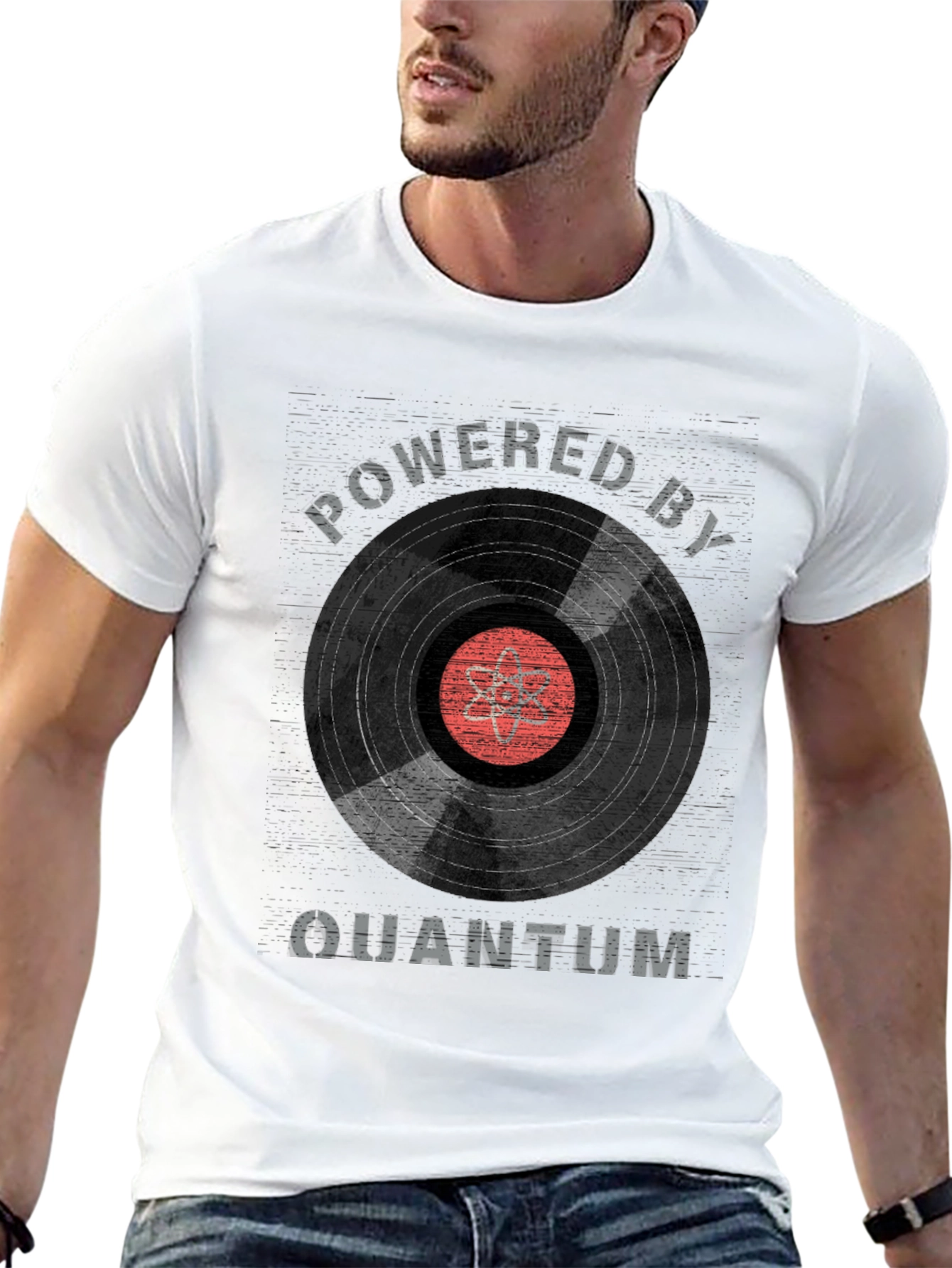 Powered by Quantum Physics T-Shirt - Science Tee