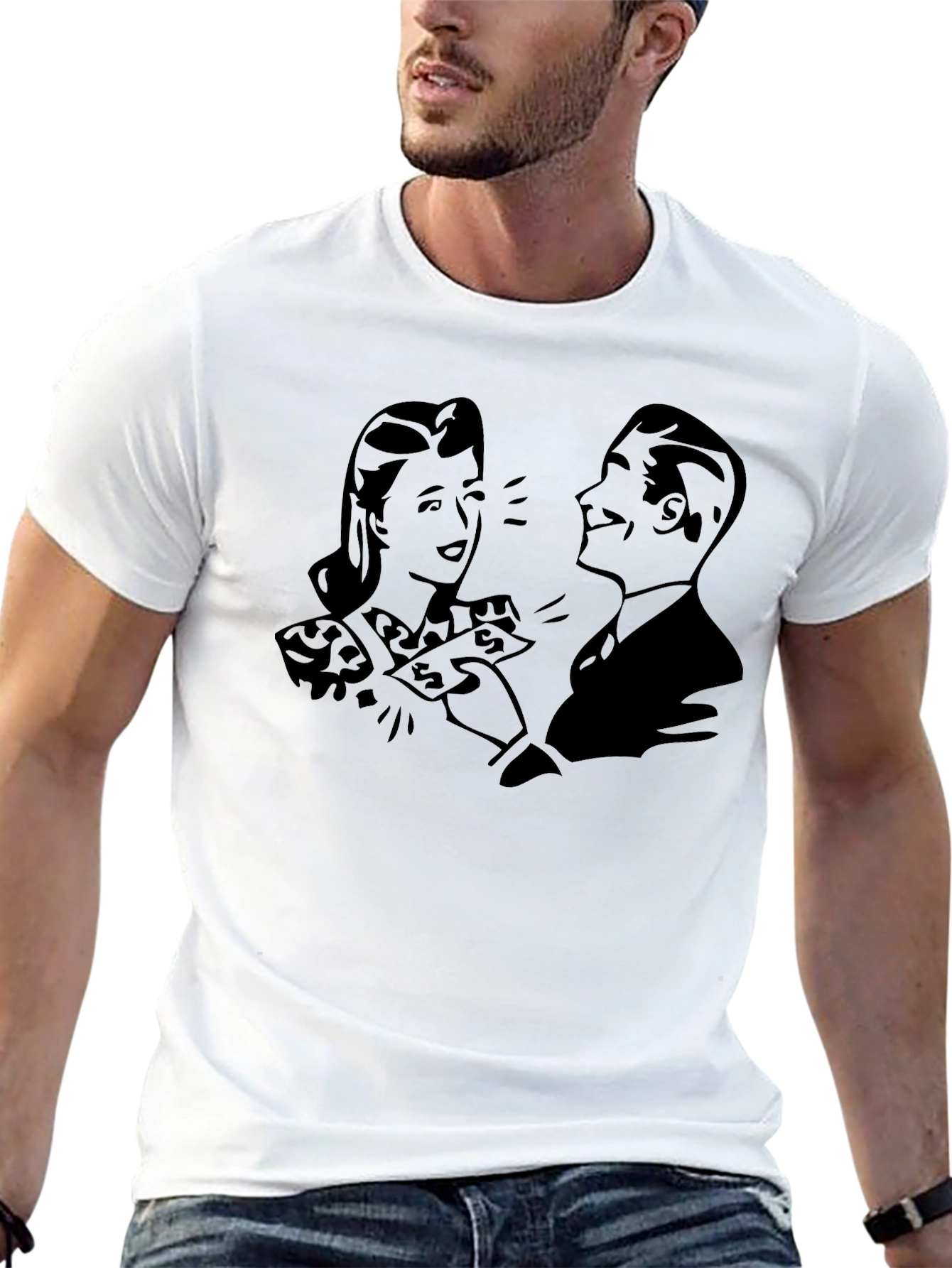 Retro Money T-Shirt - Classic Graphic Tee