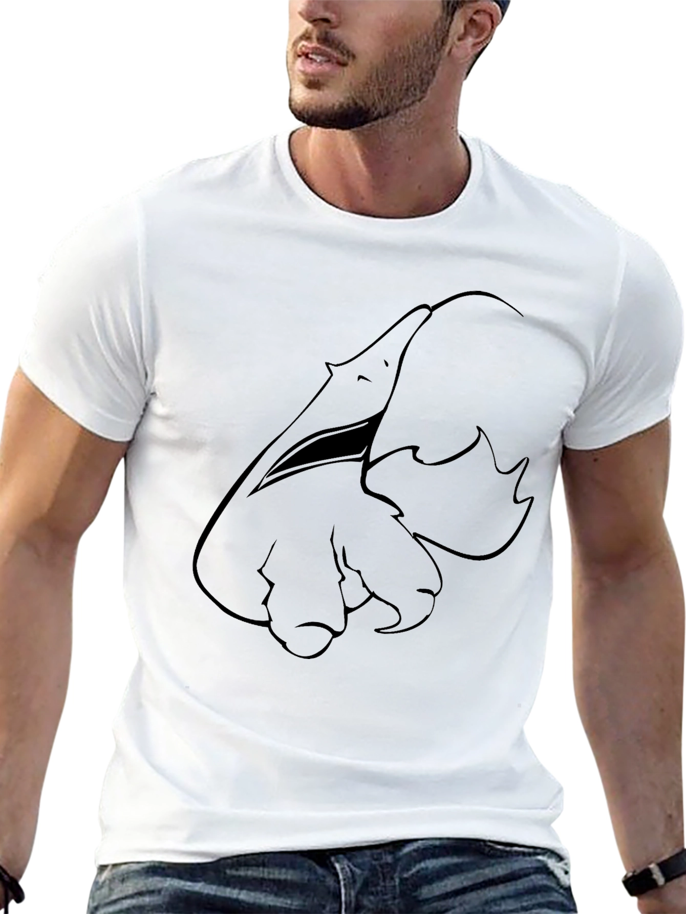 Anteater Graphic Black T-Shirt