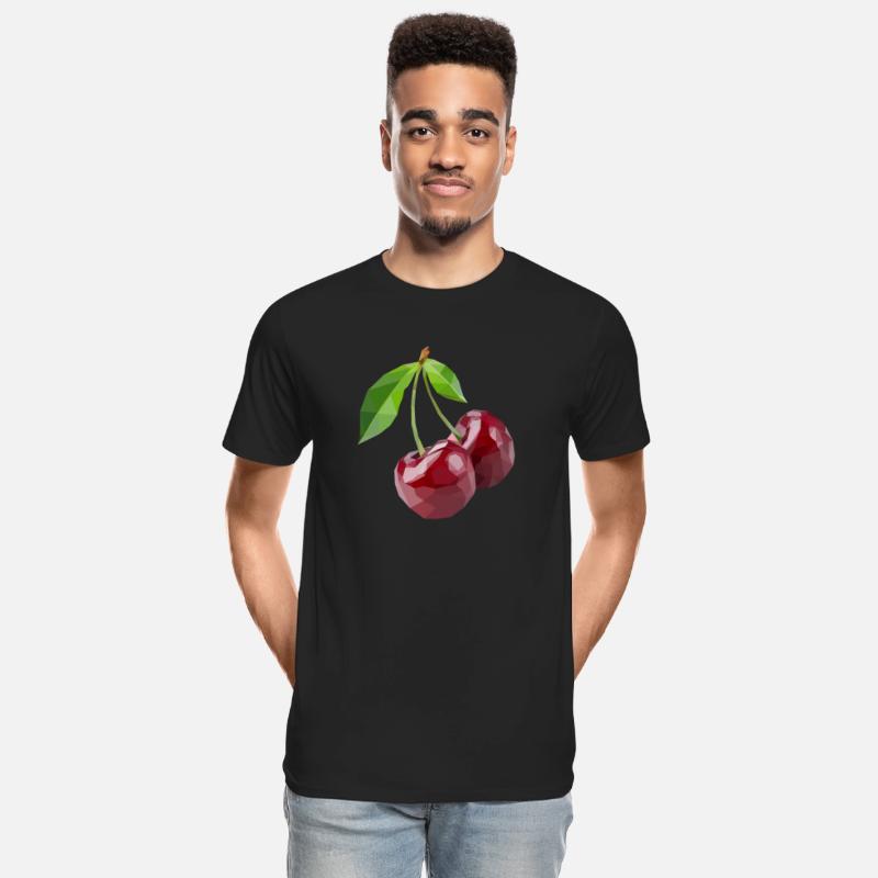 lowpoly cherry fruit