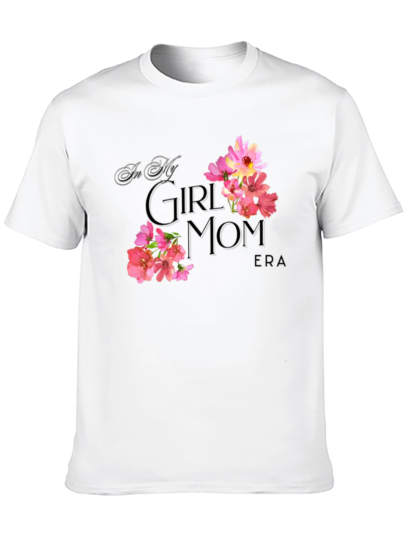 In My Girl Mom Era Black T-Shirt