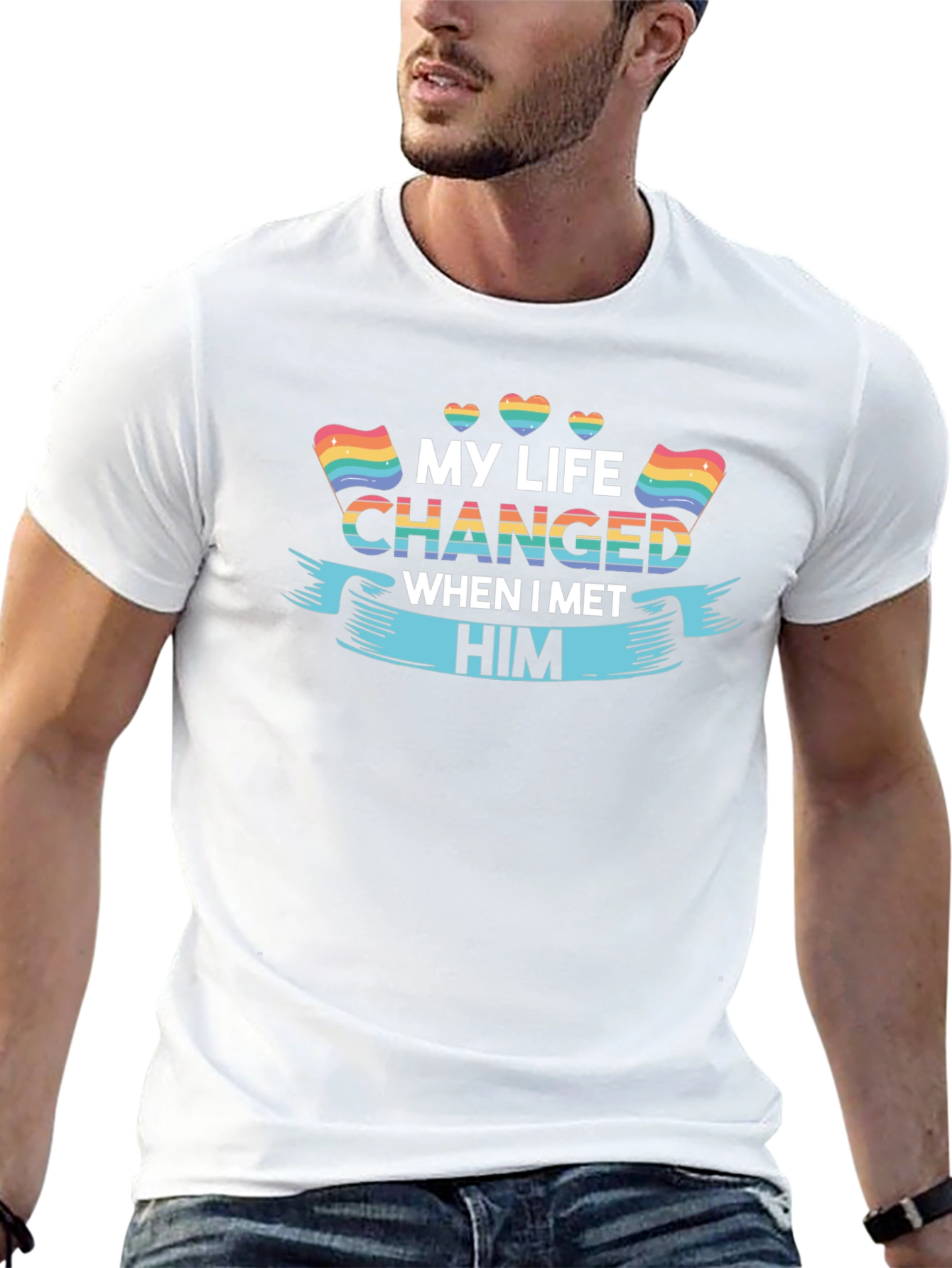 My Life Changed When I Met Him T-Shirt