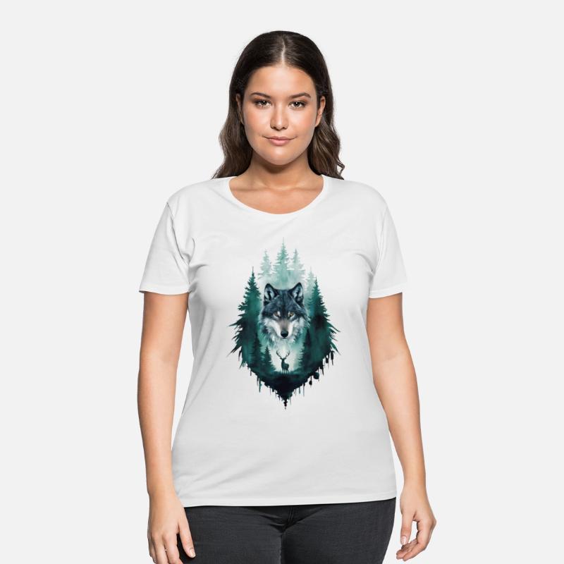 Majestic Wolf in the Wilderness