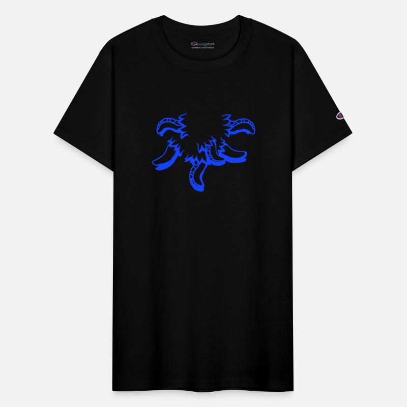 Many Tentacles 6 octopus monster torn shirt alien