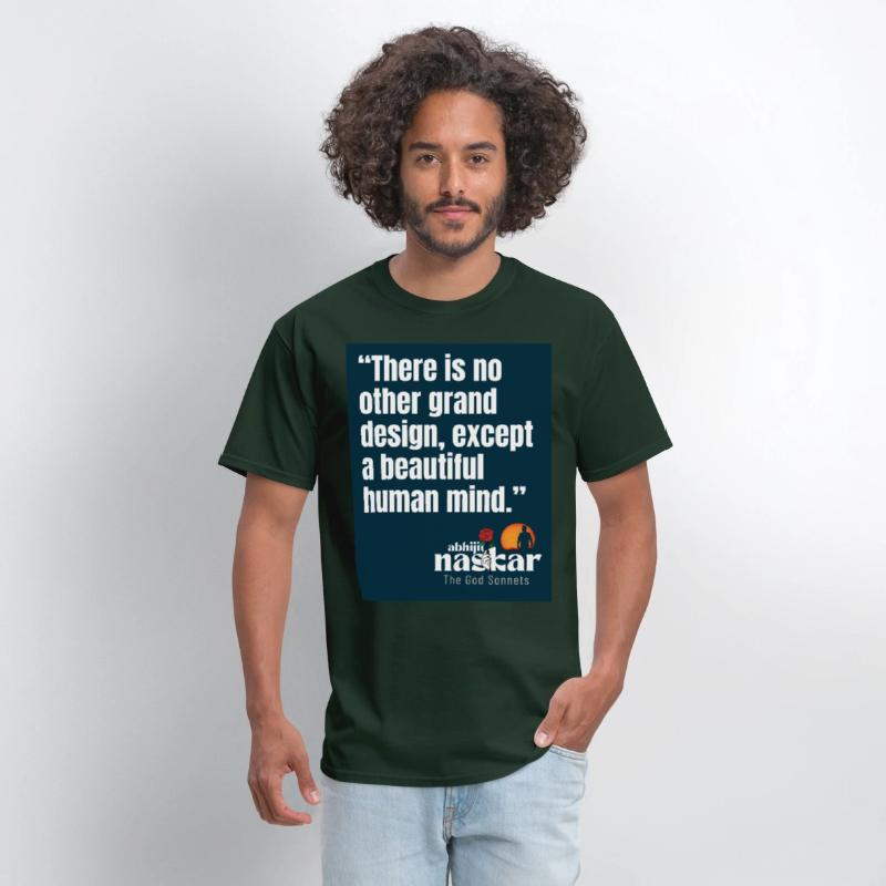 "No grand design except a beautiful mind." Naskar