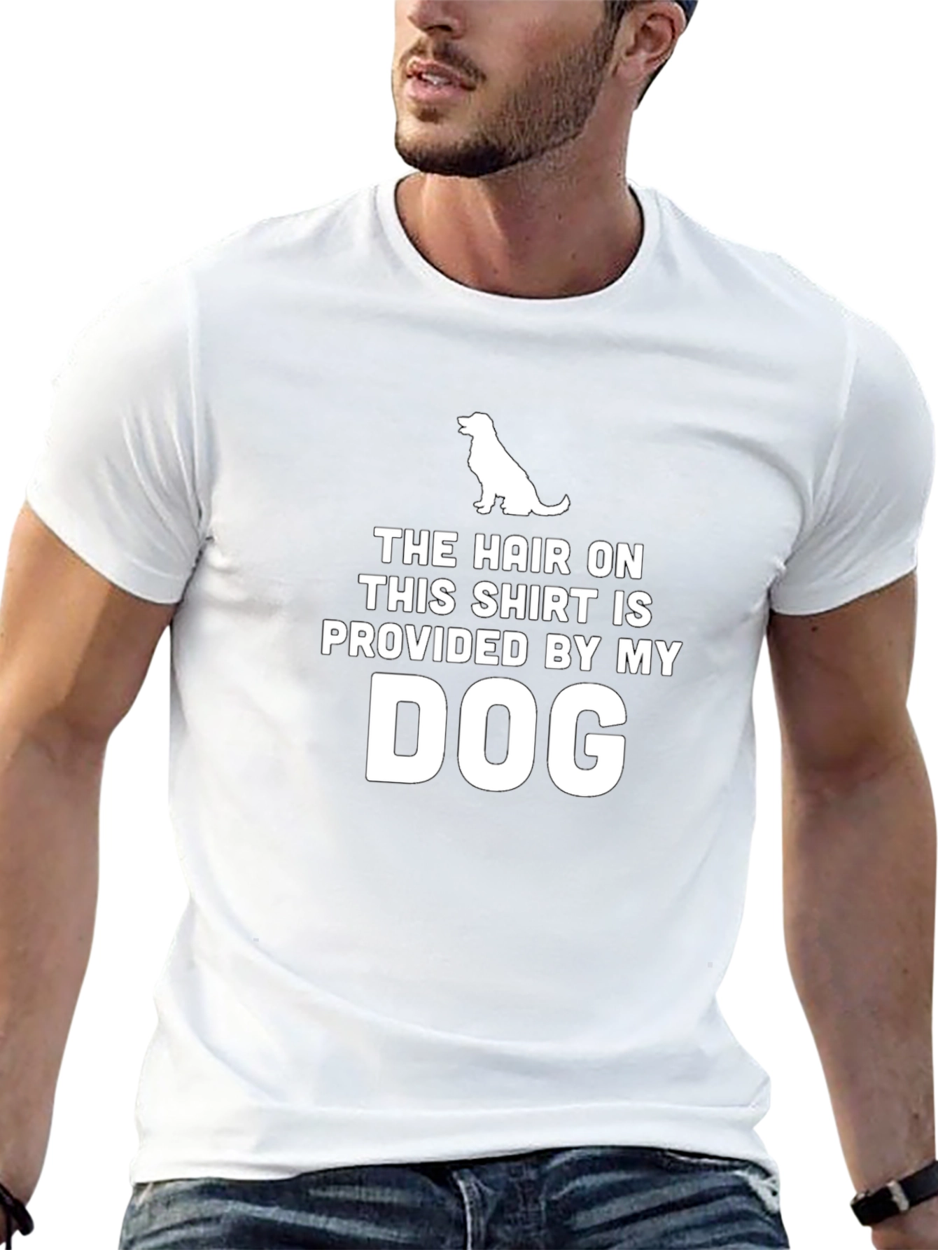 Dog Hair T-Shirt - Funny Pet Lover Tee