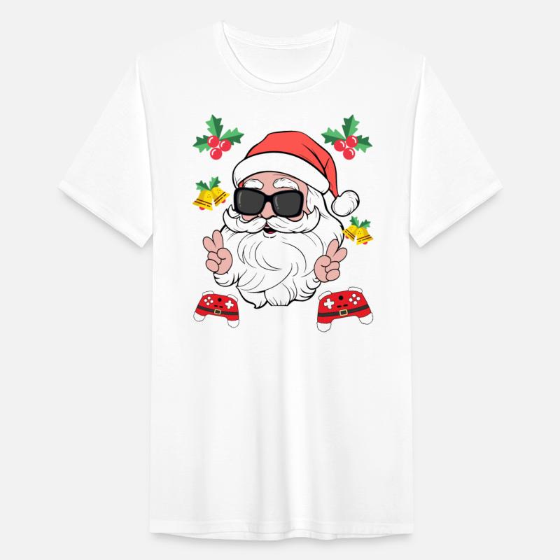 Santa Cool Gamer Video Game X-Mas Gaming