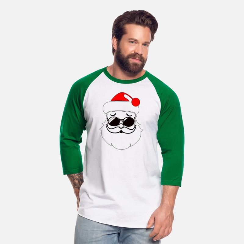 Santa With Sunglasses, Hipster Mustache Red Hat