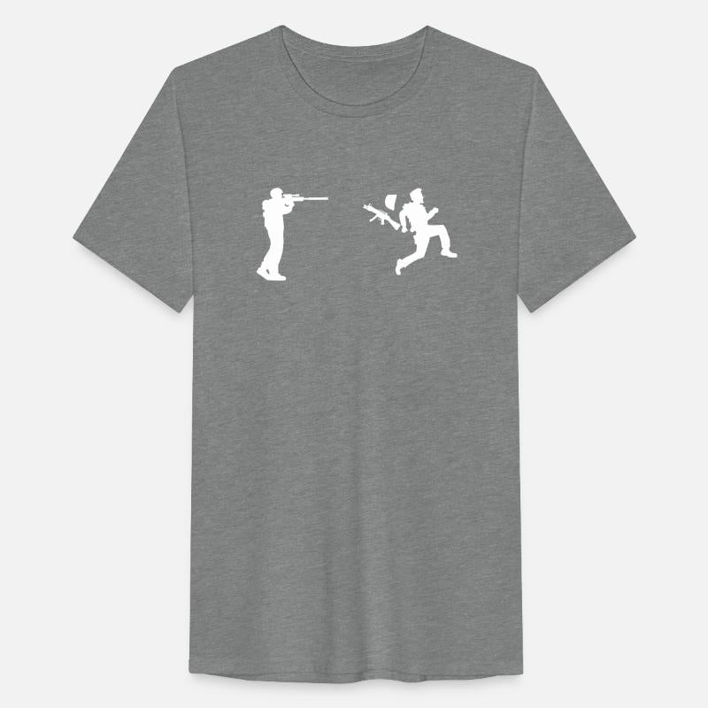 Soldier Runns Away War Sniper Aim Shooter Running