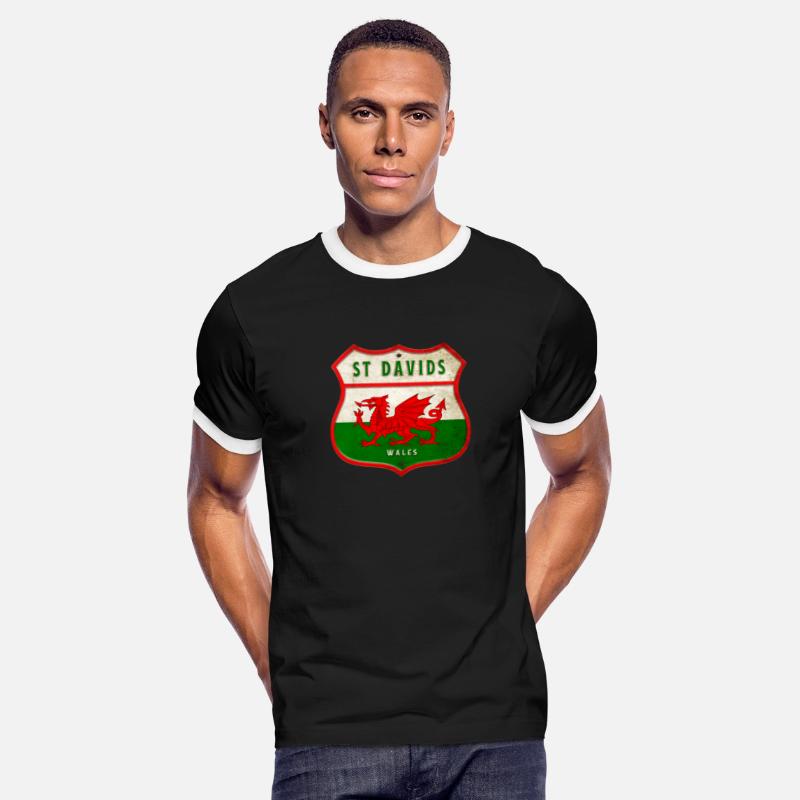 St Davids Wales coat of arms flag design