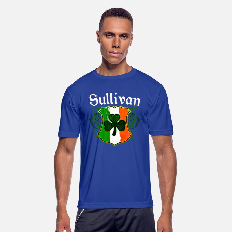 Sullivan Irish Surname Ireland Flag Shamrock