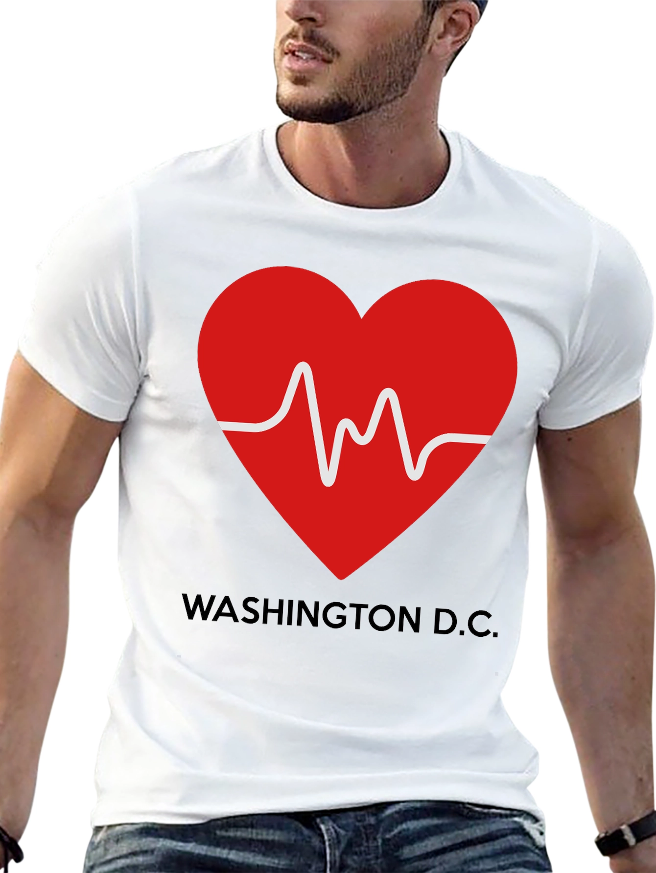 Washington D.C. Heartbeat T-Shirt