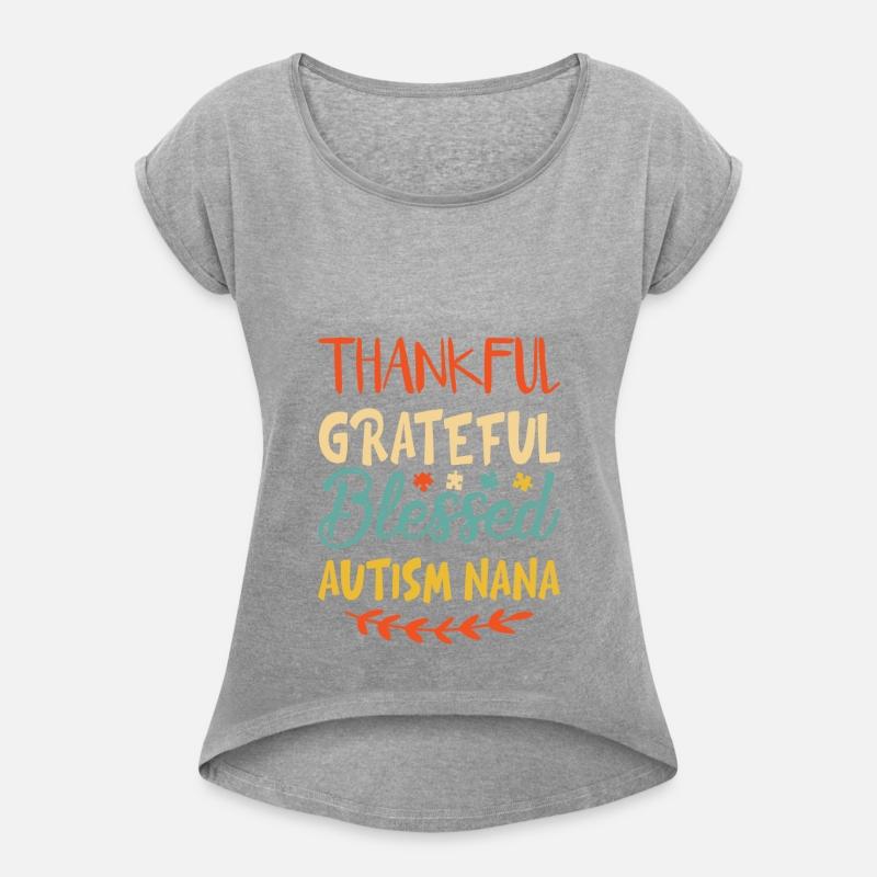 Thankful Grateful Blessed Autism Nana Vintage