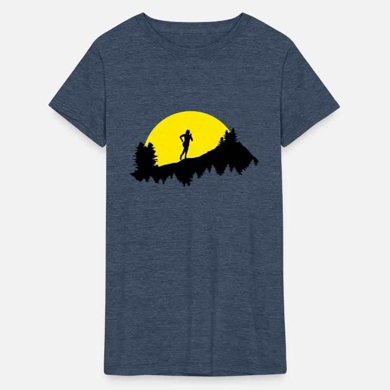 Trail running, woman