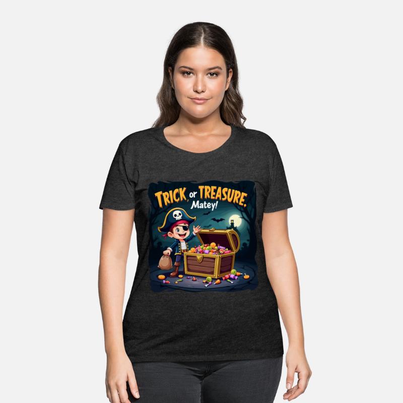Trick or Treasure Pirate Month Halloween
