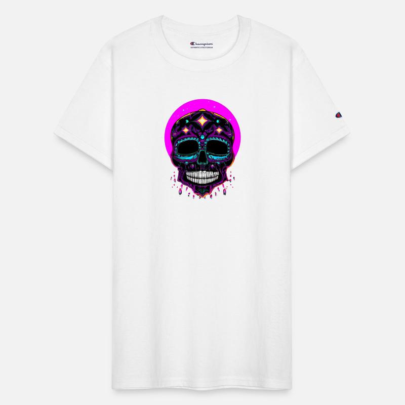 Trippy Galaxy Themed Skull