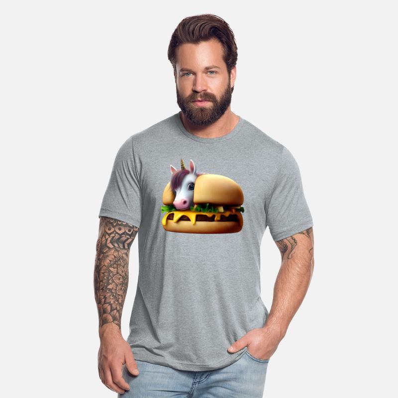 Unicorn cheeseburger