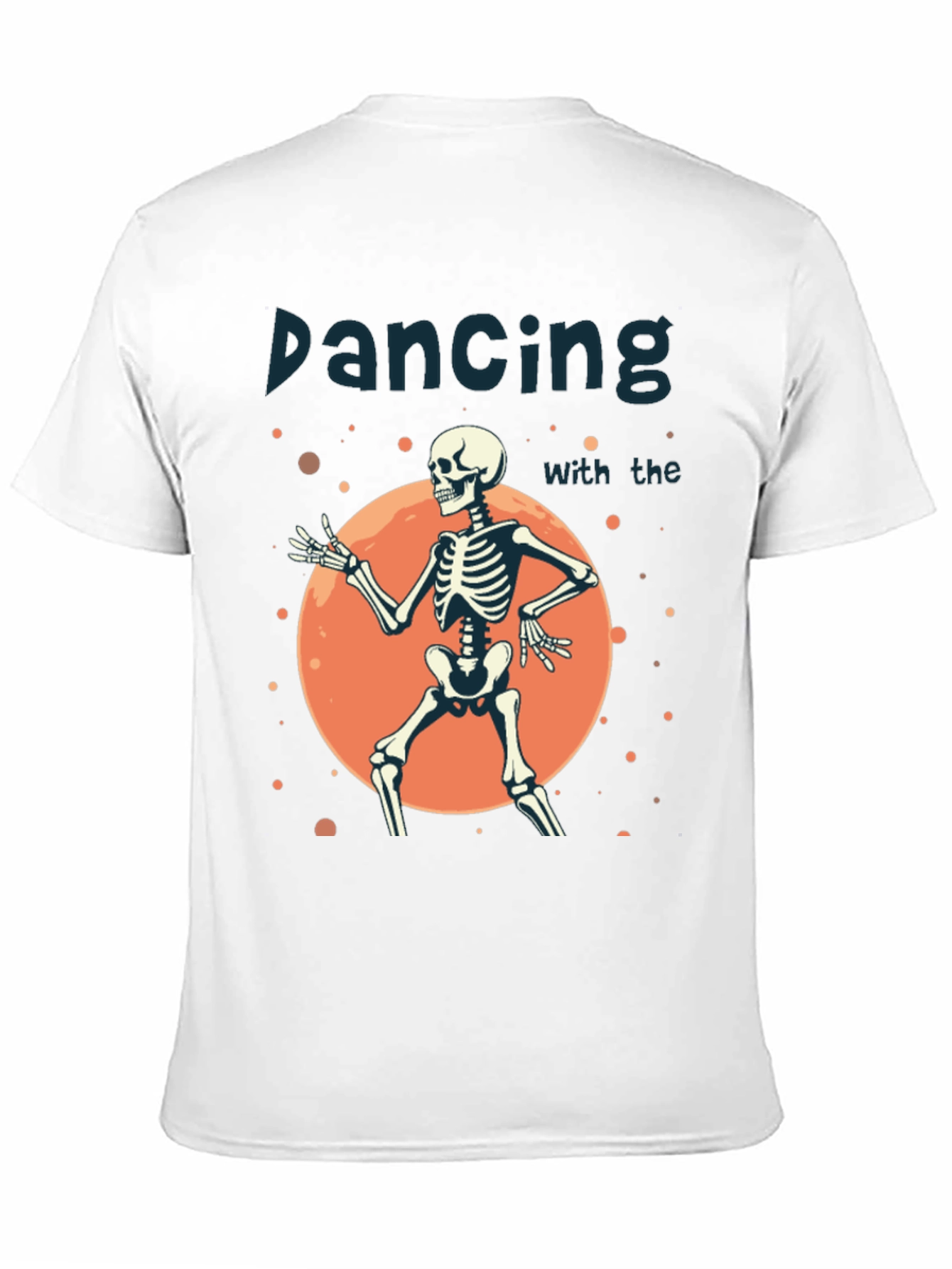Dancing Skeleton Graphic Tee - Halloween Style!