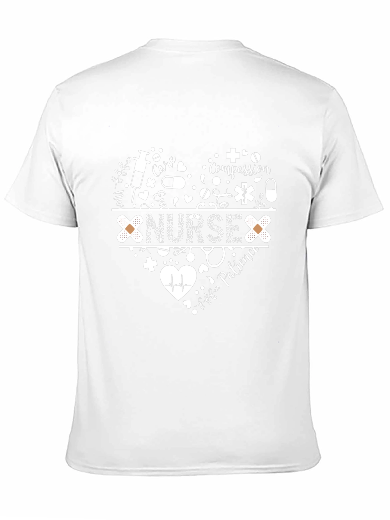 Nurse Heart T-Shirt: Care Compassion Patience