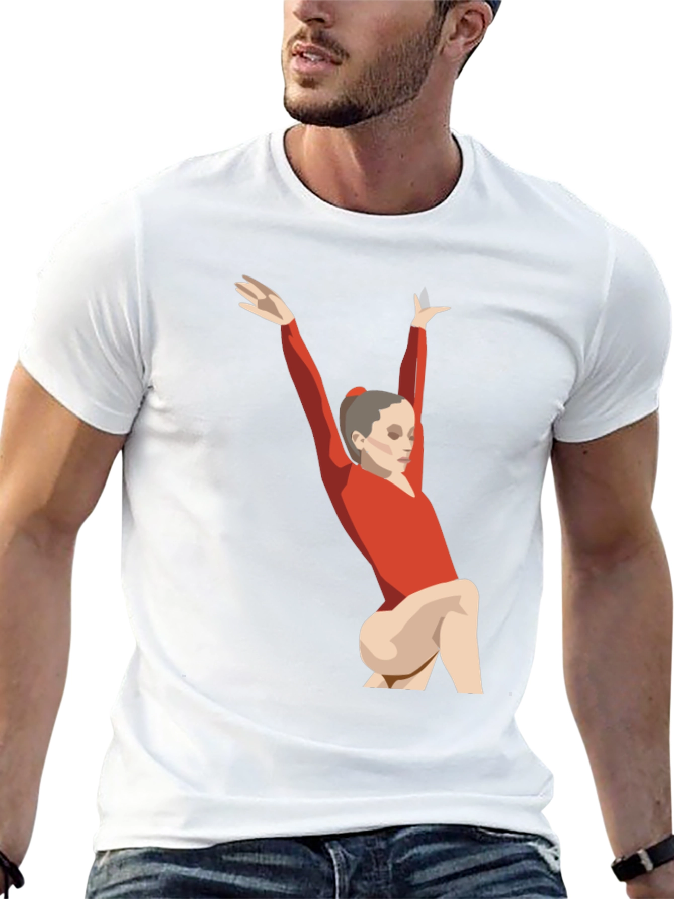 Gymnast Graphic Tee - Unisex Black T-Shirt