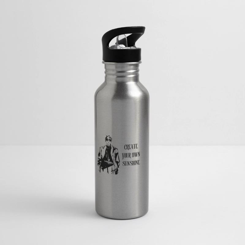 White Black Illustrated Brush Gentleman